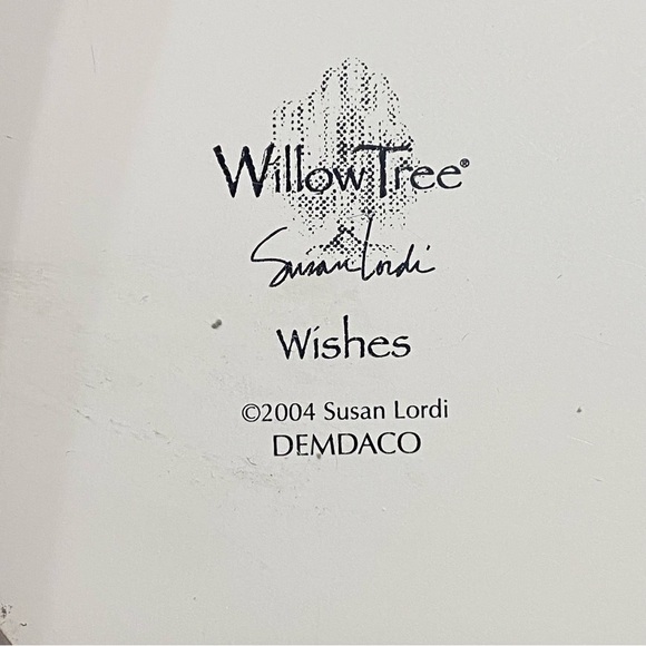 Vintage 2004 Susan Lordi DEMDACO Willow Tree Wishes Small Lidded Trinket Box - Picture 13 of 13